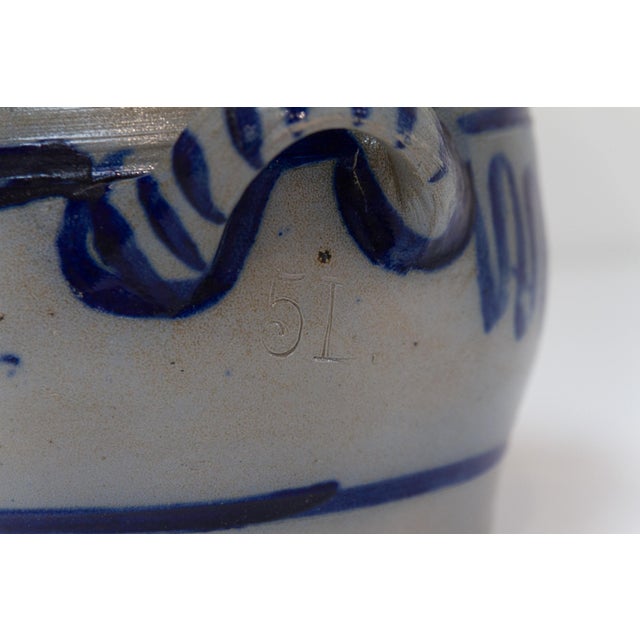 19th Century German Stoneware Five Liter Crock, 1890s For Sale - Image 6 of 11