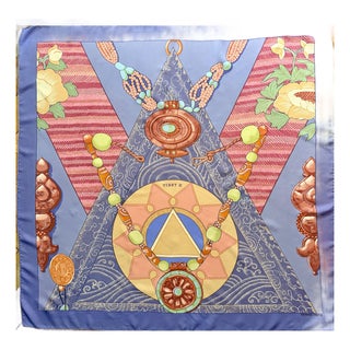 Hermès Tibet II Silk Scarf 2002 From Caty Latham For Sale