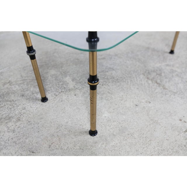 Glass and Brass Store Window Display Shelf, 1950s For Sale - Image 6 of 18