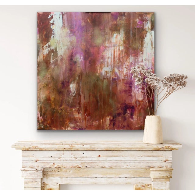 Sienna "End of the Innocence" Contemporary Abstract Painting *Original Abstract Art For Sale - Image 8 of 10