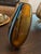 Contemporary Contemporary Gold Blue Glass Vase For Sale - Image 3 of 6