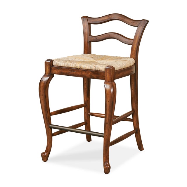 Maitland-Smith Provencal Counter Stool For Sale In Charlotte - Image 6 of 6