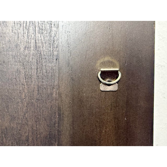 Brownstone Furniture Dark Finish Wall Mirror For Sale - Image 10 of 12