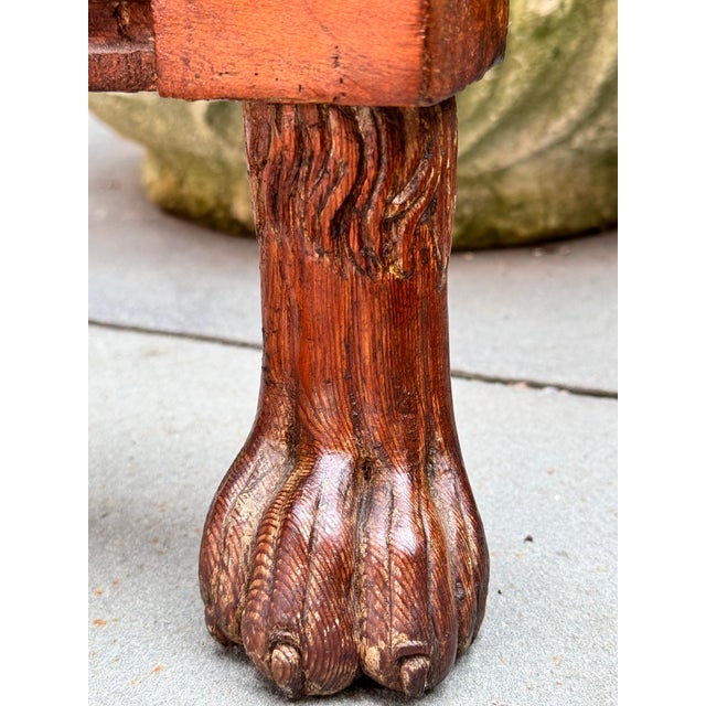 18th Century Italian Neoclassical Walnut White Marble Top Console For Sale - Image 12 of 12