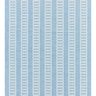 The House of Scalamandré Lark Stripe Fabric, Bluebell For Sale