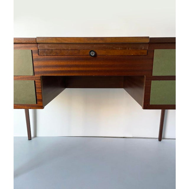 1950s Desk with Drawers, 1950 For Sale - Image 5 of 15