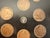 Mid 20th Century Mid-Century Coins of the World Tray With Original Stand For Sale - Image 5 of 10