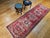 Vintage Heriz Runner, Hand-Knotted Wool, Geometric Pattern, Red & Green, 3x10 For Sale - Image 10 of 18