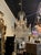 Traditional Antique Italian Beaded Basket Form Chandelier For Sale - Image 3 of 9