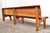 Very nice benches from an Eindhoven high school. 1950s. Solid oak with steel pipes/connections to the wood. Beautifully...