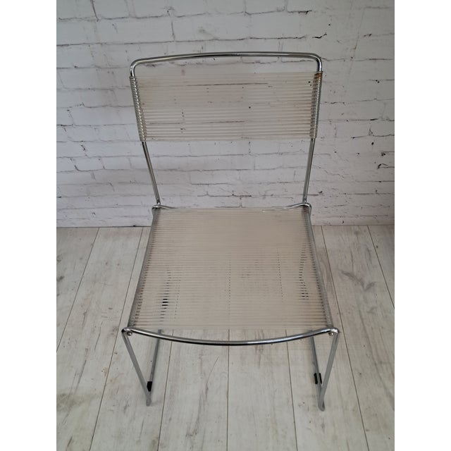 Mid-Century Italian Spaghetti Dining Chairs from Alias, 1980s, Set of 4 For Sale - Image 12 of 18