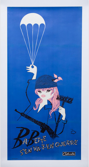Babette Goes to War Film Poster from Lefor-Openo, 1959