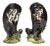 Portuguese Majolica Mussels Spill Vases - a Pair For Sale