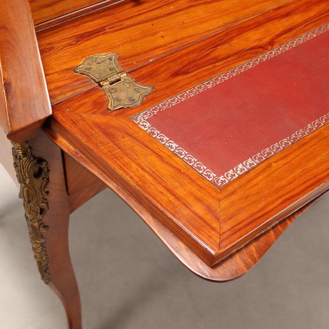 Baroque Style Drop-Leaf Desk in Rosewood For Sale - Image 6 of 12