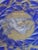 Vintage A. Barton Creation 24k Gold & Cobalt Blue Glass Seder Plate - 13.25" For Sale - Image 14 of 16