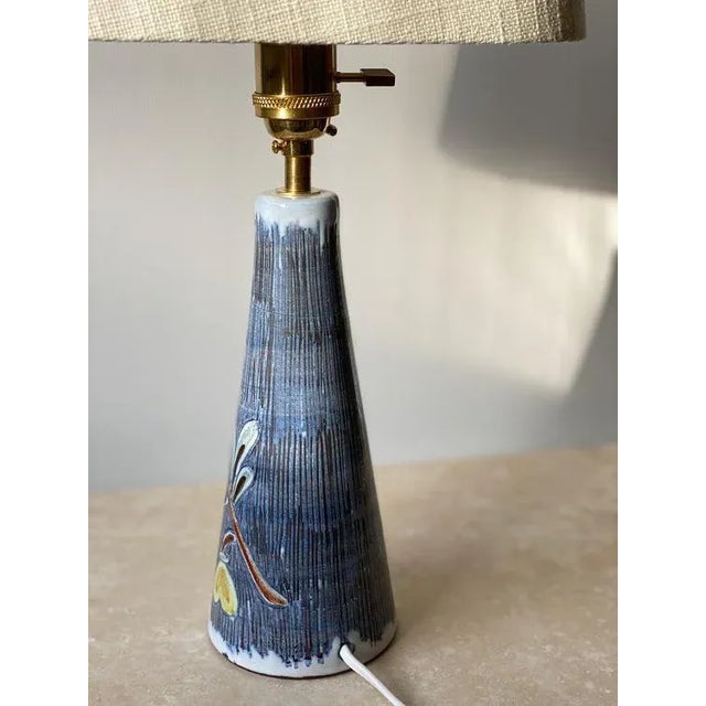 Colorful Ceramic Lamp from Tilgman Keramik, 1960s For Sale - Image 3 of 6