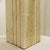 Travertine large table lamp - Original lampshade Wear consistent with age and use.Measures : 50cmx50cm H:97cm Materials :...