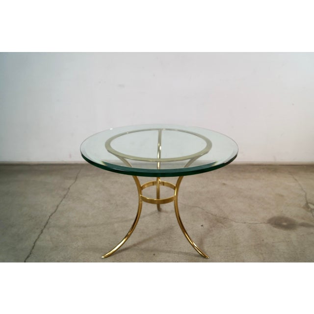 Vintage Mid century Hollywood Regency end table for sale. Manufactured in the 1970's by Valenti, and in excellent...