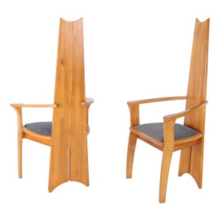 Vintage Japanese Armchairs, 1992, Set of 2 For Sale
