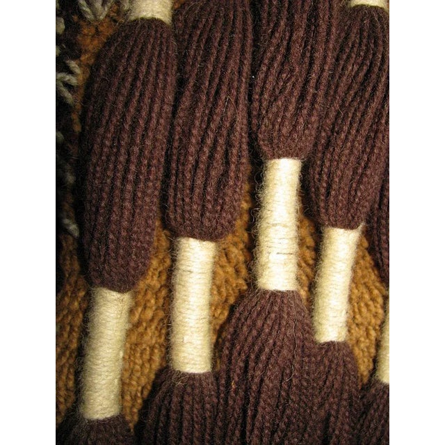 Pop Art Woolen Tapestry, 1970 For Sale - Image 6 of 12