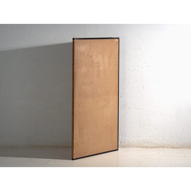 Antique Japanese Two-Panel Screen with Mounted Paintings, Japan, 1900 For Sale - Image 8 of 10