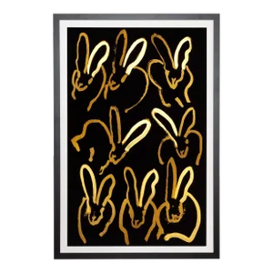 Hunt Slonem "Night Party" Limited Edition Print With Handwork