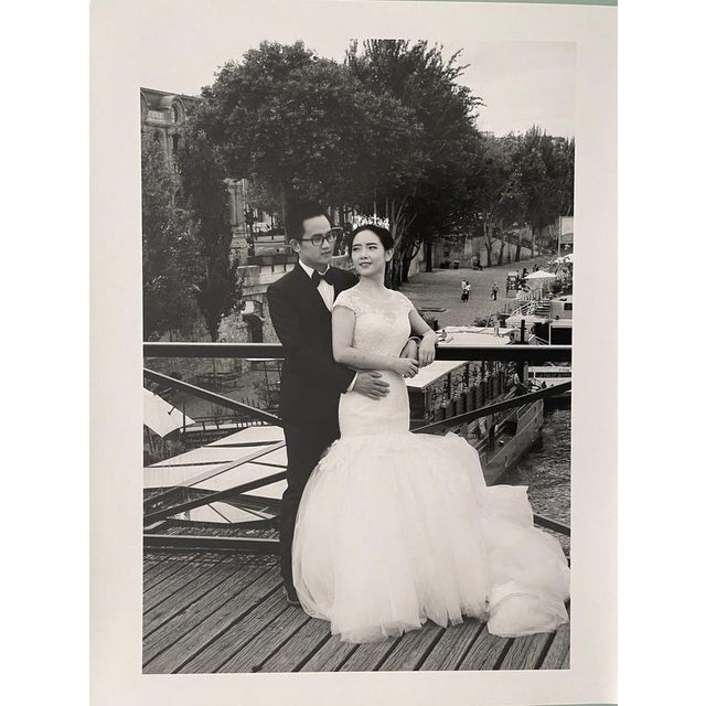 José Nicolas (1956) Japanese Wedding in Paris 2017 Bridge of Arts Silver print Format 40 x 30 Numbered and signed This...