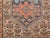 Antique Malayer Area Rug, Hand-Knotted Wool, Geometric Pattern, 4x6, Ivory & Navy For Sale In Chicago - Image 6 of 18