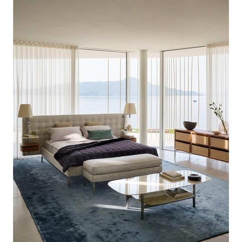 Metal Volage Ex-S Coffee Table in Marble wth Aluminium Base by Philippe Starck for Cassina For Sale - Image 7 of 16