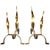 Mid-Century Flame Motif Andirons - A Pair For Sale In Chicago - Image 6 of 6