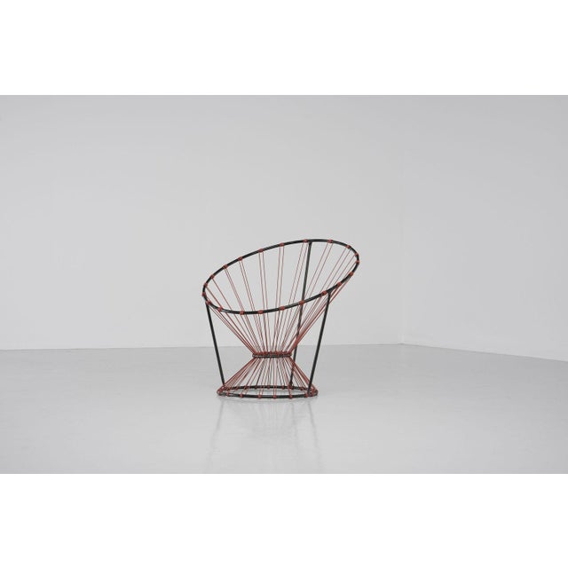 Iconic so called ‘Coquetier’ chair designed by Pierre Guariche, Joseph Andre Motte and Michel Mortier and manufactured by...