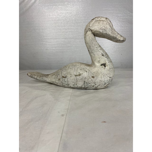 Rustic Antique Swan Decoy For Sale - Image 3 of 9