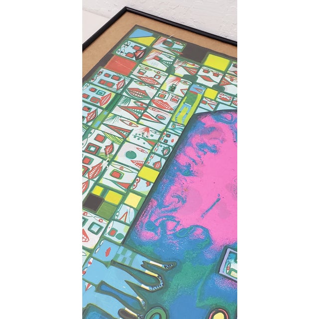 Hundertwasser "Olympische Spiele Munchen" Lithograph Poster C.1972 For Sale In San Francisco - Image 6 of 13