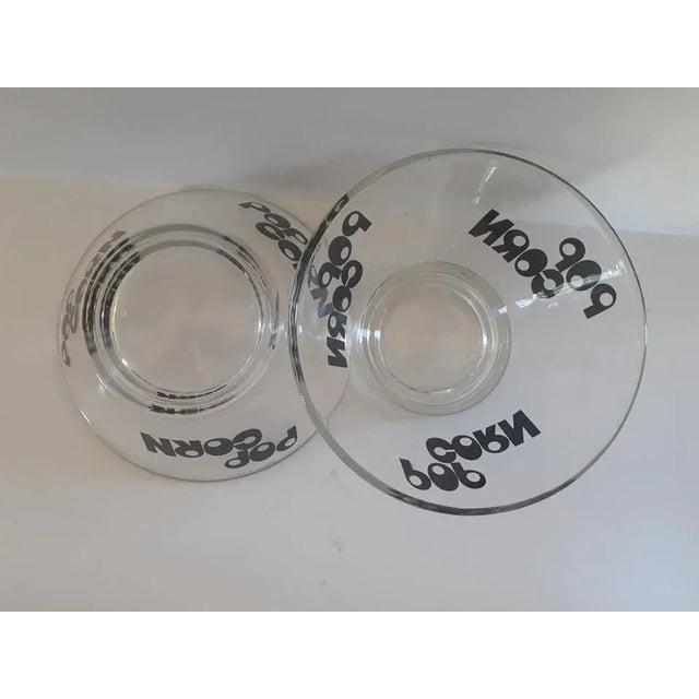Pop Art Retro Popcorn Bowl Serving Set For Sale - Image 3 of 5
