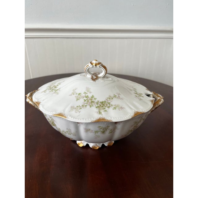 Vintage Haviland Limoges Covered Soup Tureen For Sale - Image 9 of 11