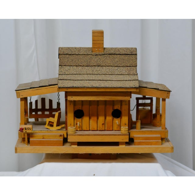 Have all the birds coming to your yard to live in this Magnificent Masterpiece Mansion of a Birdhouse, Solid wood House...