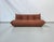 Animal Skin French Togo Sofa in Thick Cognac Cow Leather by Michel Ducaroy for Ligne Roset For Sale - Image 7 of 15