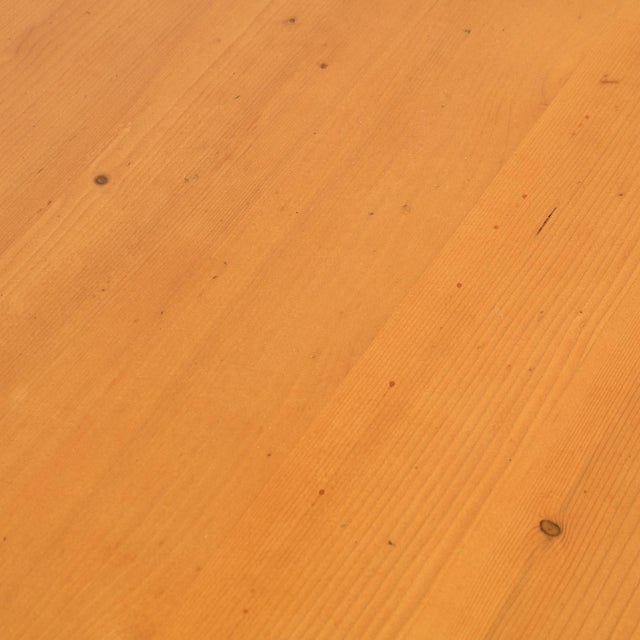Pine Dining Table for Les Arcs, France, 1970s For Sale - Image 12 of 13