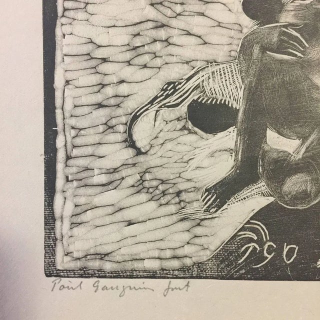 Auti te pape (Les Femmes à la Rivière) - Woodcut After Paul Gauguin 1891 1891 For Sale - Image 3 of 8
