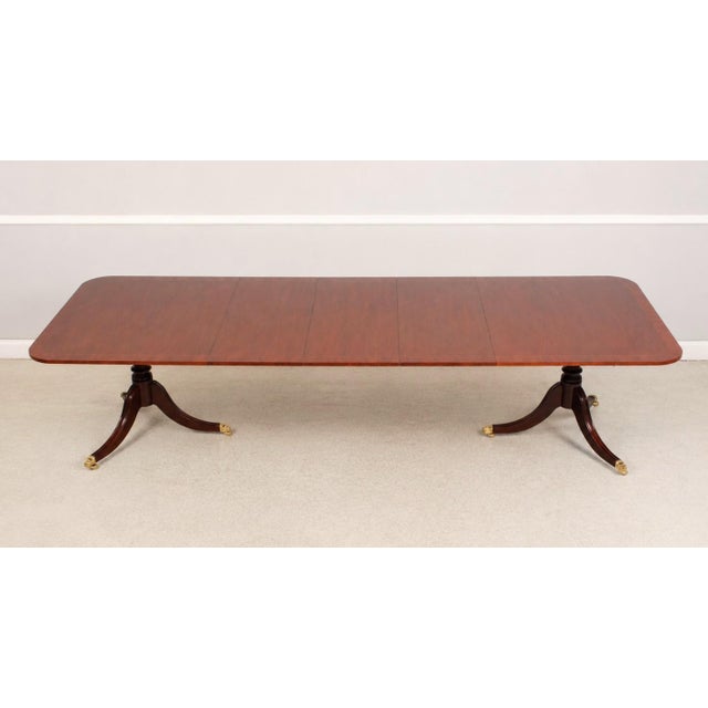 Baker Colonial Williamsburg Mahogany Dining Room Table For Sale - Image 13 of 18