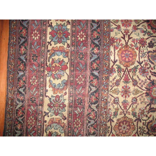 Oversize Antique Persian Teheran Rug For Sale - Image 10 of 18