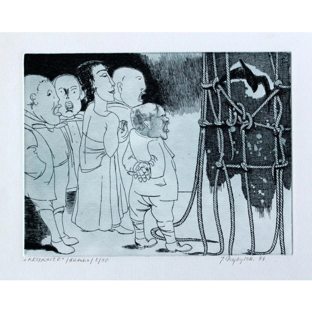 Janusz przybylski (b. 1937, d. 1998) a graduate of the warsaw academy of fine arts were he studied under alexander kobzdej...