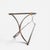 1970s 1970s Attributed to Maison Jansen Chrome Smoked Glass Console Table For Sale - Image 5 of 8