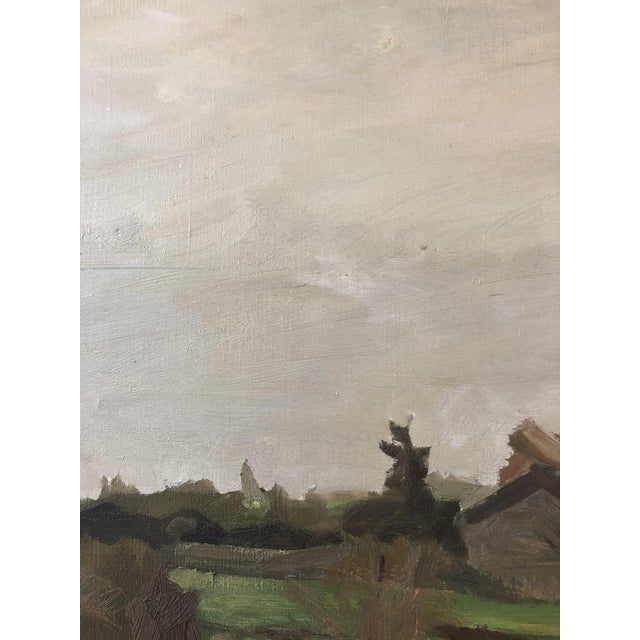 René Guinand, Paysage à la Belotte, Genève, Lac Léman, 1930, Oil on Canvas, Framed For Sale - Image 4 of 15