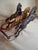 American Large Vintage 21" Cast Iron 3-Horse Fire Pumper Wagon Toy - Utexiqual / Kenton Style For Sale - Image 3 of 18