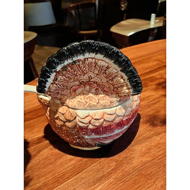Late 20th Century Late 20th Century Traditional Turkey Soup Tureen / Thanksgiving Decor For Sale - Image 5 of 8