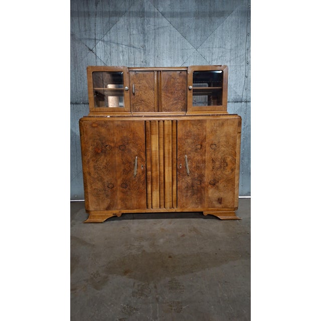 Art Deco Bar Cabinet in Walnut For Sale - Image 14 of 14