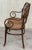 20th Century Bentwood Sofa in the Thonet Style, circa 1925, Caned Seat For Sale - Image 14 of 18