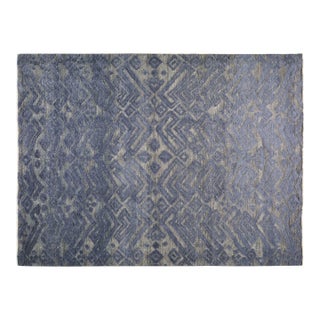 Moroccan Hand Knotted Wool Rug, 9'2"x12'4" For Sale