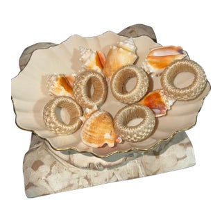 Celestial Meets the Sea Napkin Rings - Set of 7 For Sale